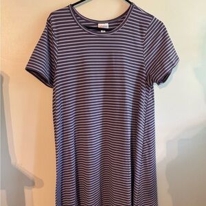 Lularoe Carly high low swing dress.